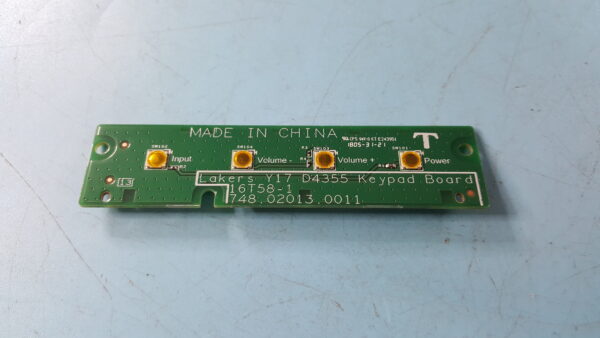 Vizio 748.02013.0011 Keypad Board