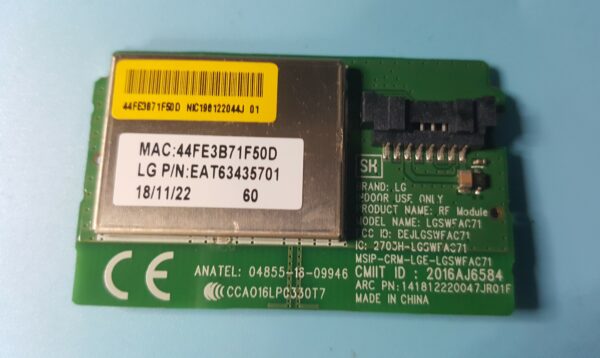 LG EAT63435701 Wi-Fi Module