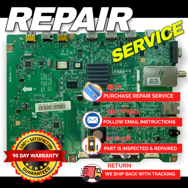 Repair 🛠 Service – Samsung PN51D6500DFXZA Main Board BBN94-04728A – Power Cycling Fix (Mail-In)