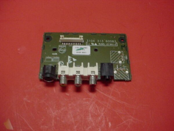 Philips 42pf9956/37 Side I/o A/v Svid Input Board 3104 313 60083