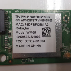 Insignia 317GWFBT612LON Wi-Fi Module