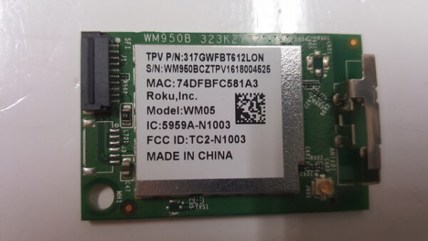 Insignia 317GWFBT612LON Wi-Fi Module