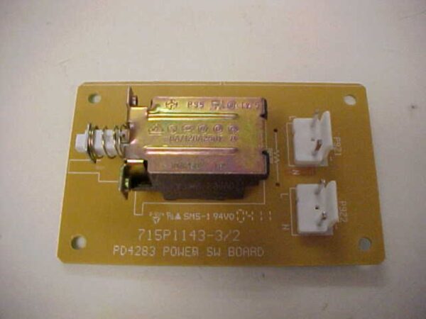 HP Pe0000 Plasma   Main Power Switch Board PN: 715p1143-3/2