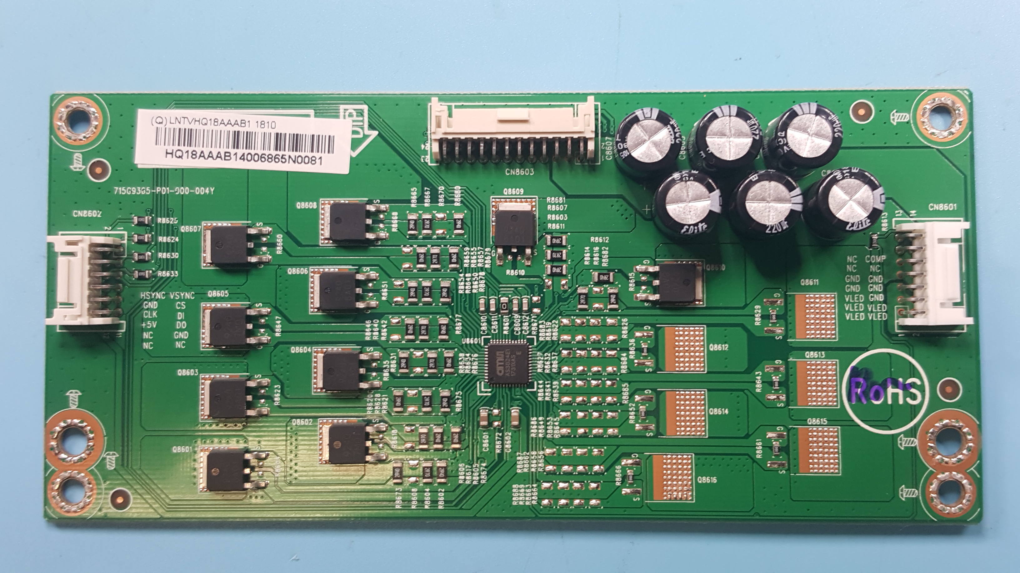 Vizio LNTVHQ18AAAB1 PC Board