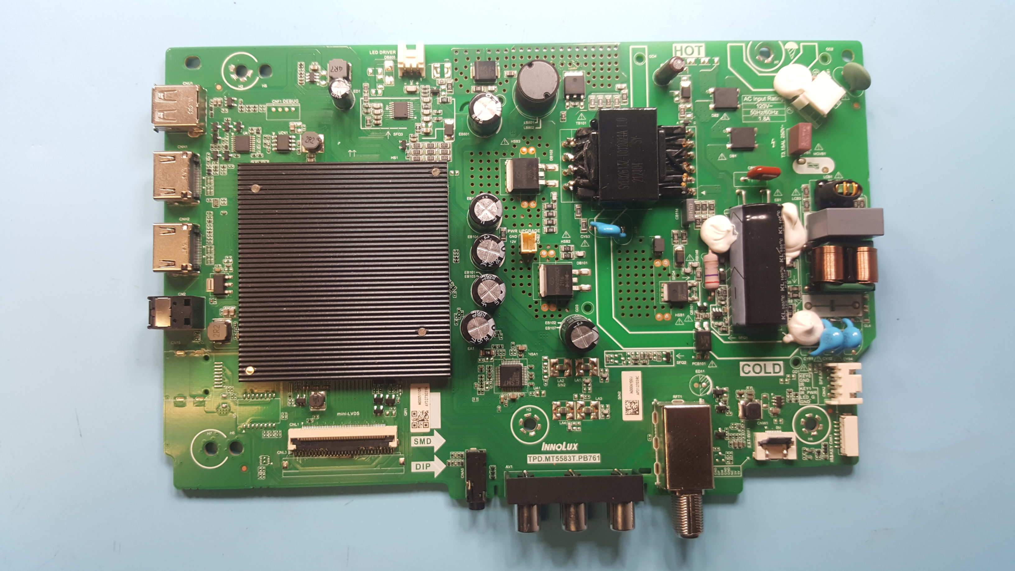 Vizio Main Board / Power Supply for D40F-J09